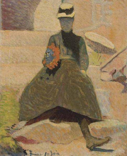 Emile Bernard Femme a Saint Briac oil painting image